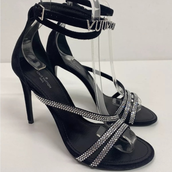 Limited edition Louis Vuitton crystal sandals - Picture 10 of 12